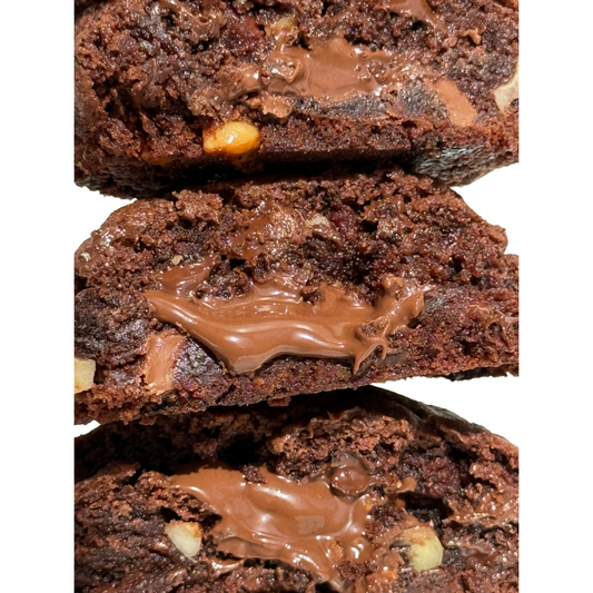 Nutella Lava Bliss Chocolate Cookies