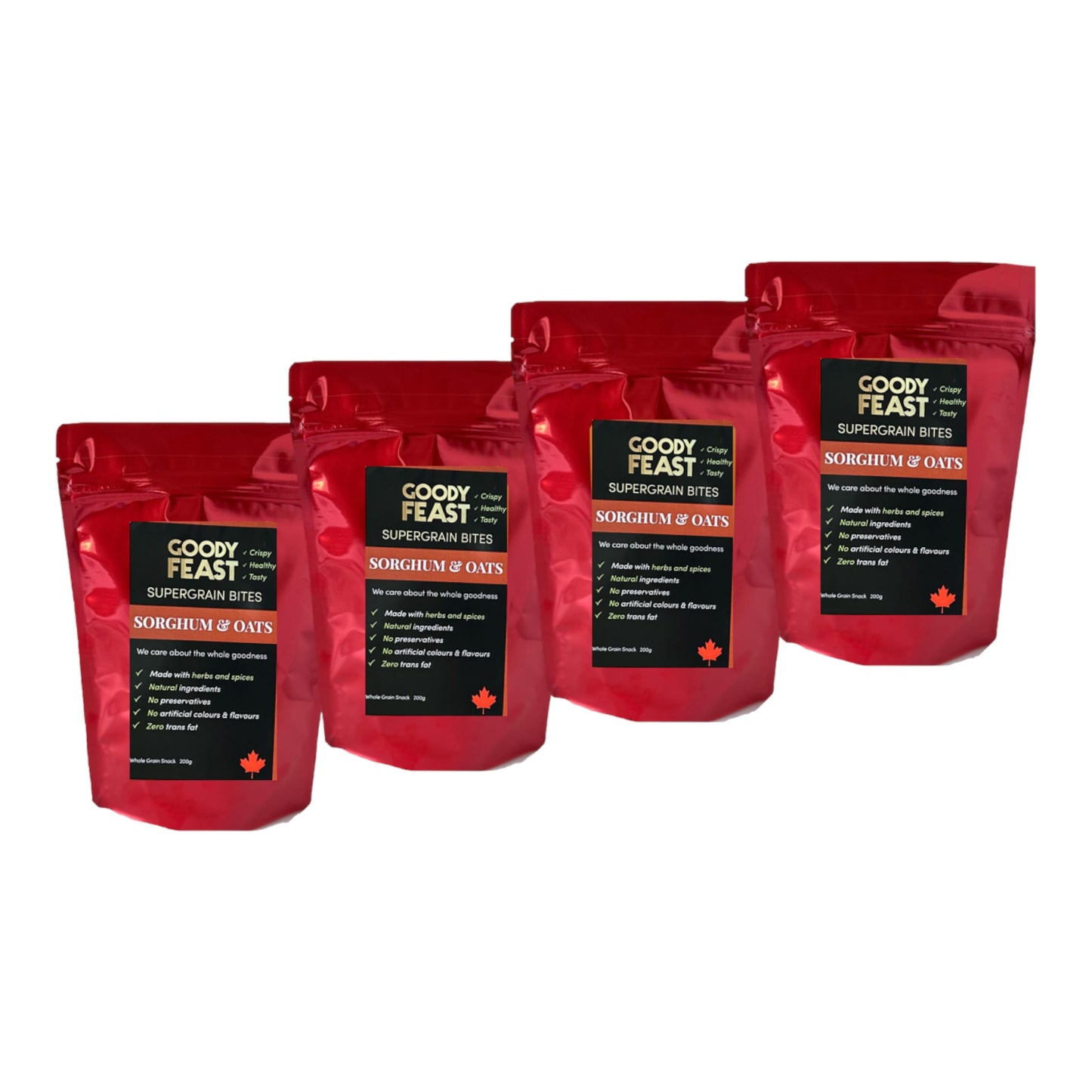 4 Pack Supergrain Bites - Sorghum and Oats